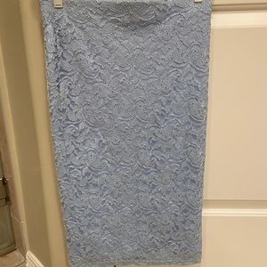 Lace midi skirt